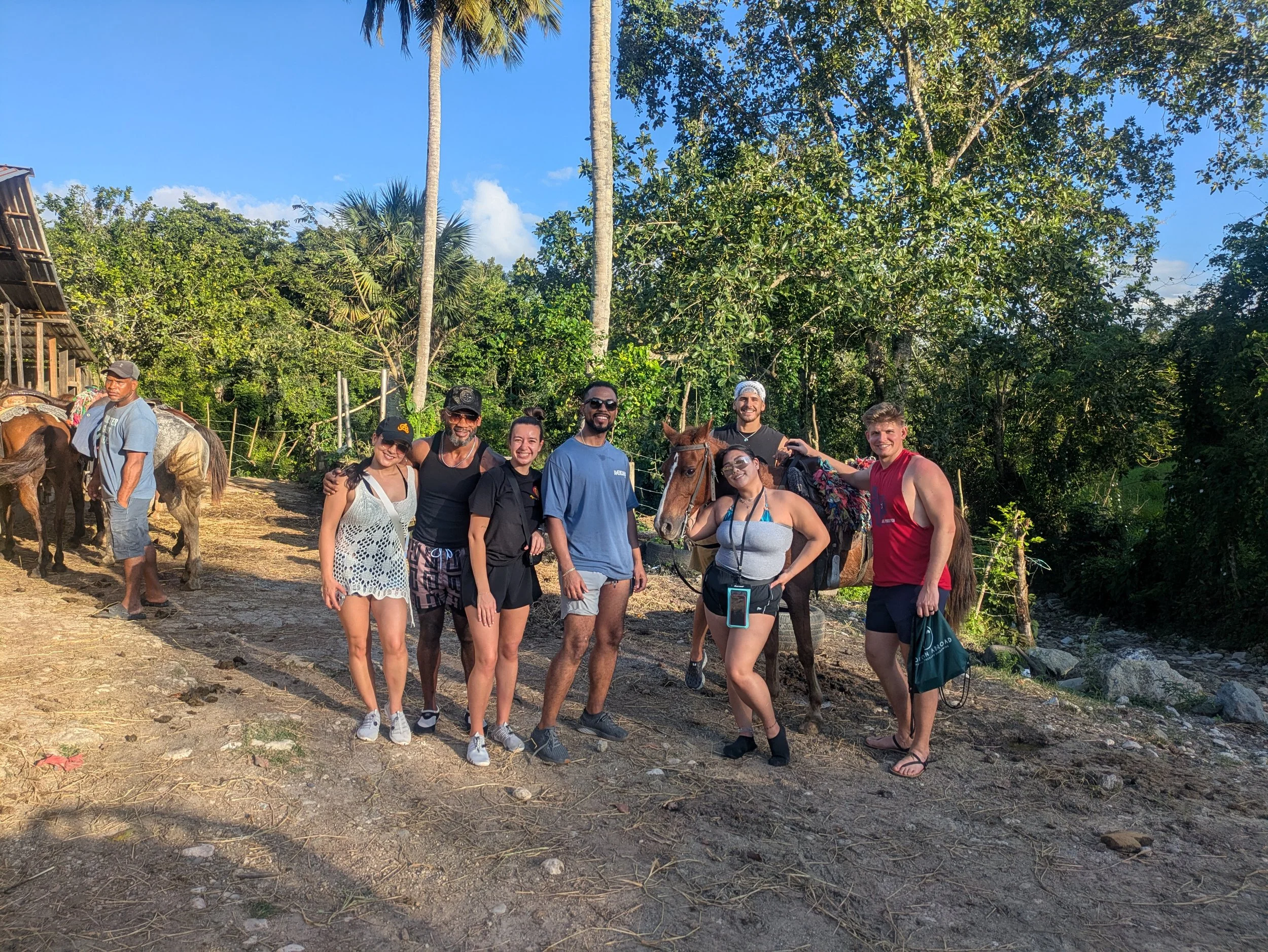 Toucan Abroad horseback riding experience in the Dominican Republic