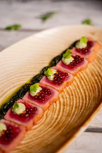 Tuna Tataki with Chimichurri