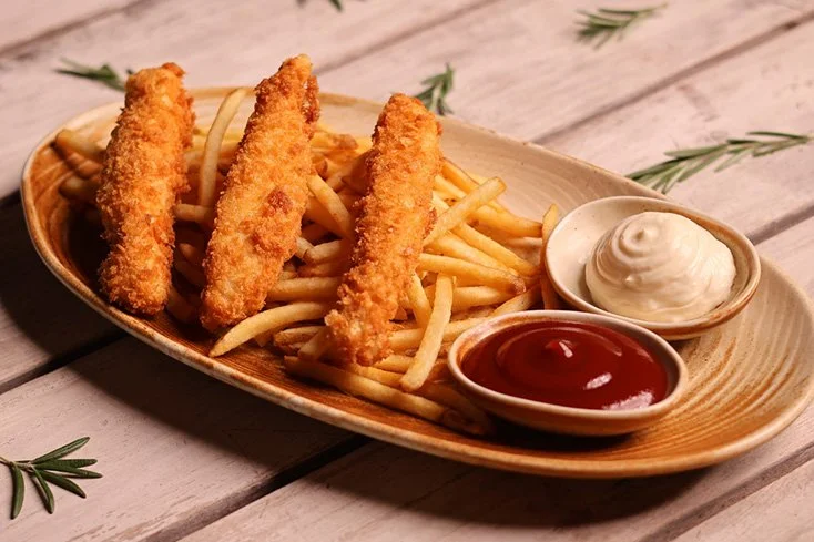 Crispy Fish Goujon & Fries