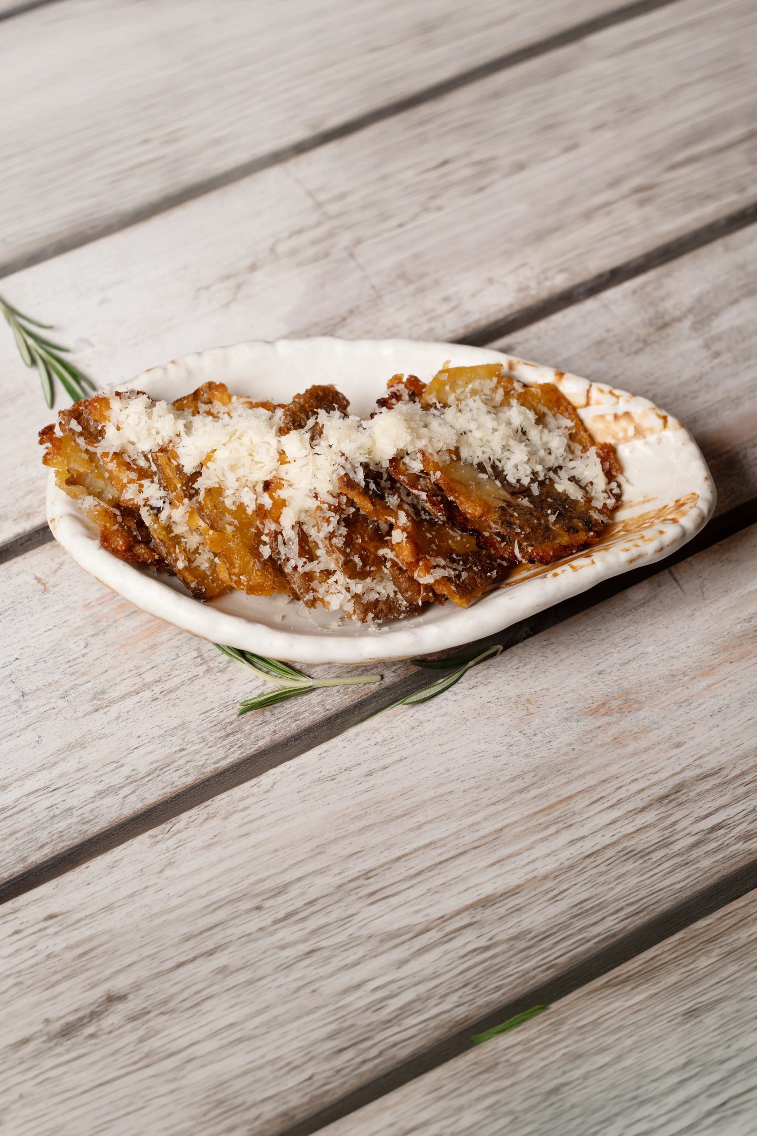 Crispy Smashed Potatoes (v)