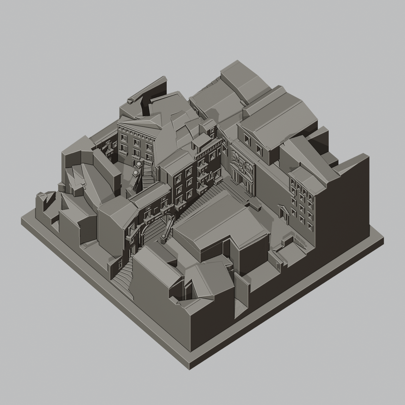 Render digital: Racó de Sant Martí