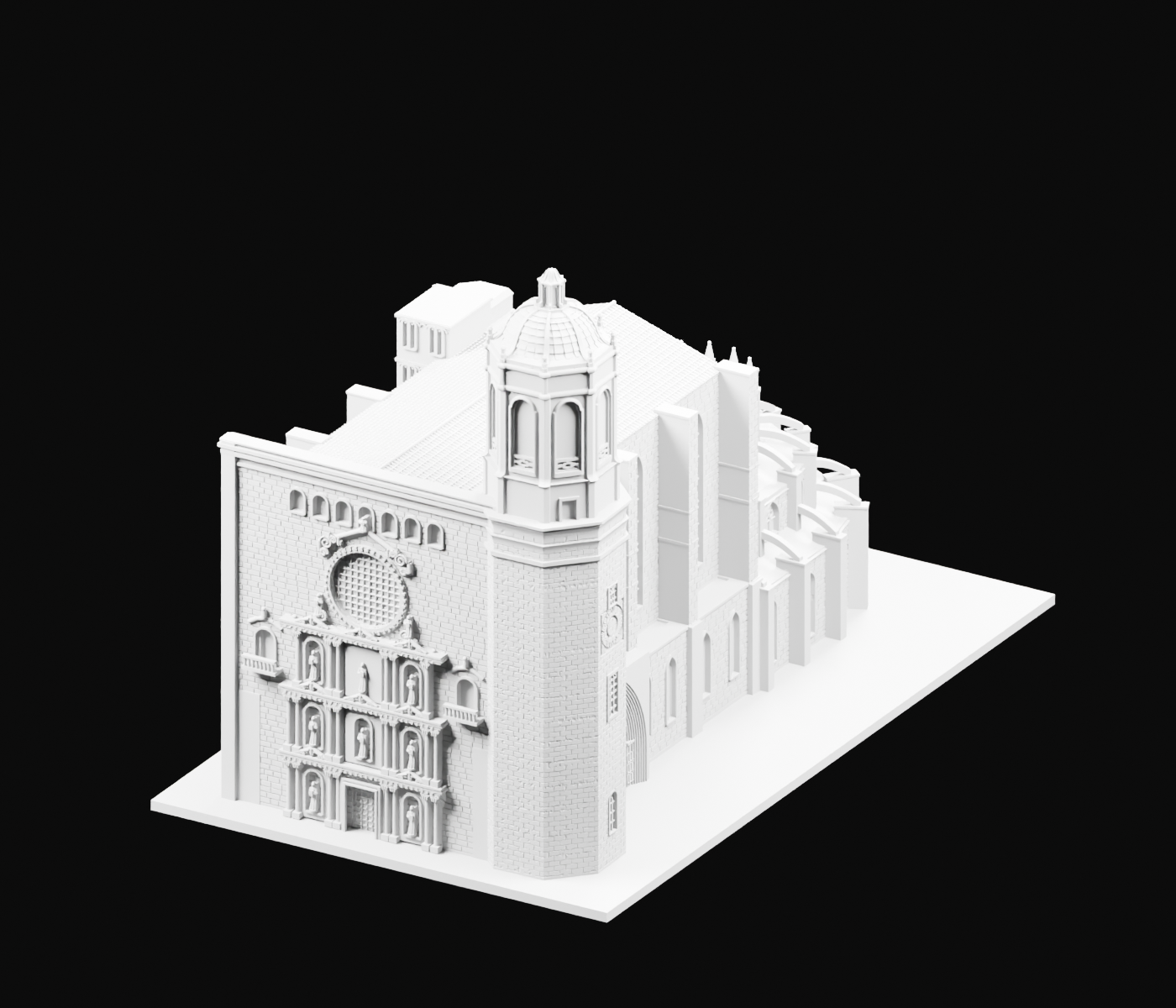 Render digital: Catedral de Girona