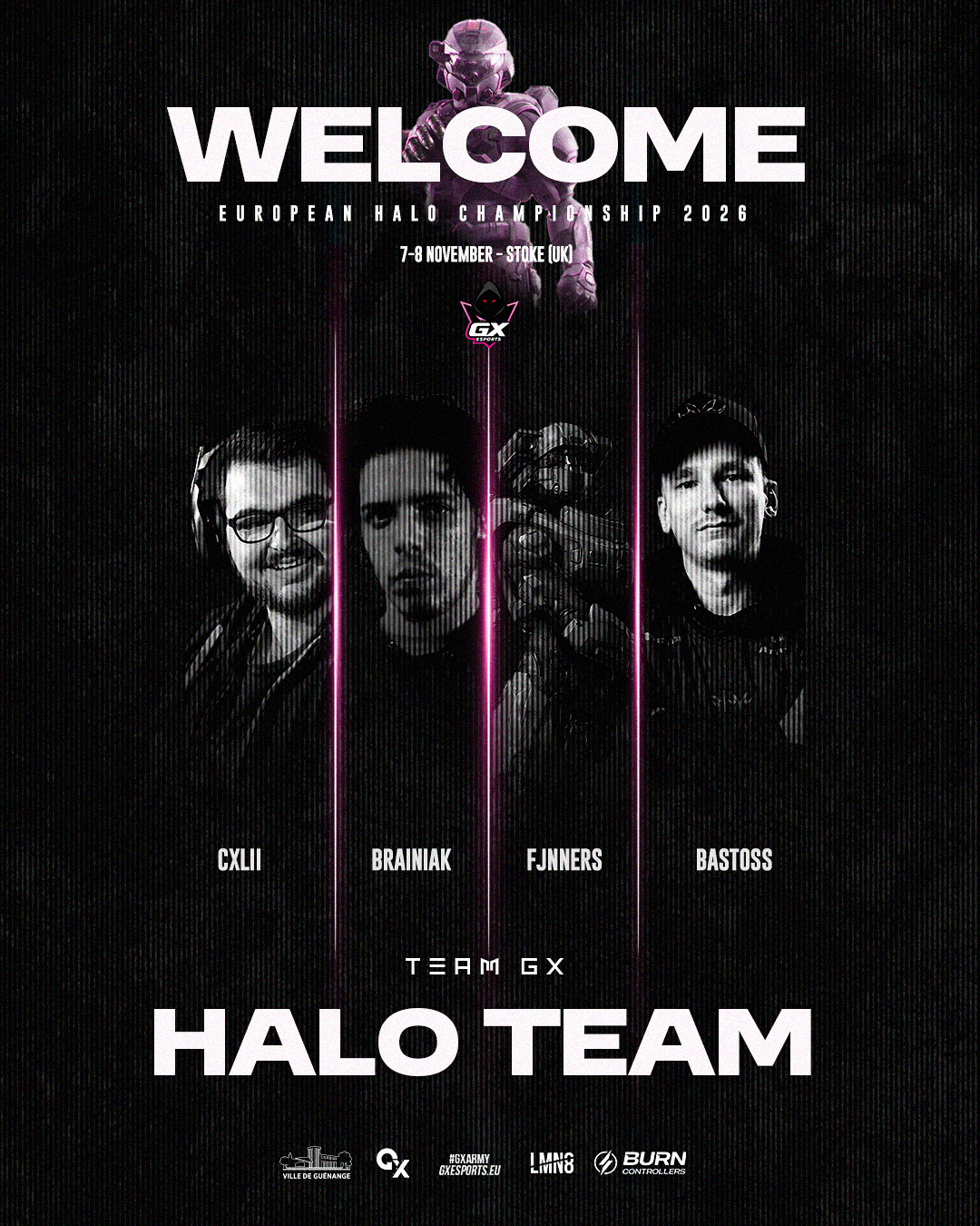 Roster Halo Infinite Team Gx