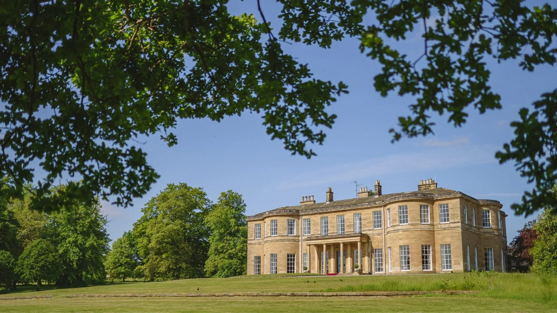 The country house hotel that hosts The Founder Reset, set in parkland