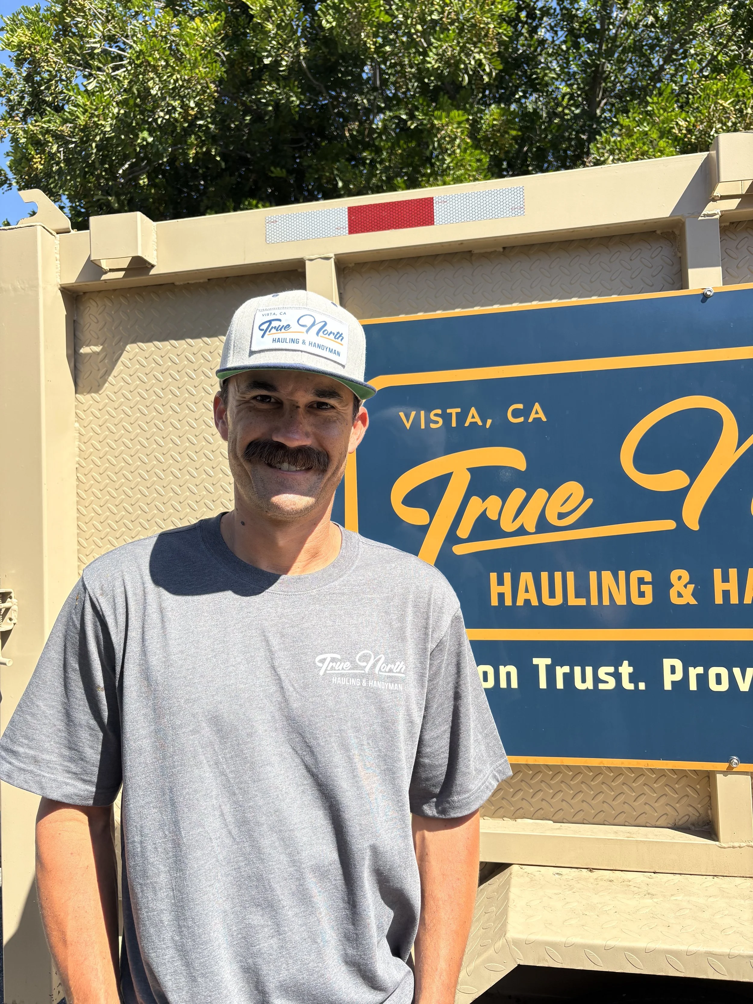 Matt Bolen, owner of True North Hauling and Handyman Co., Vista CA
