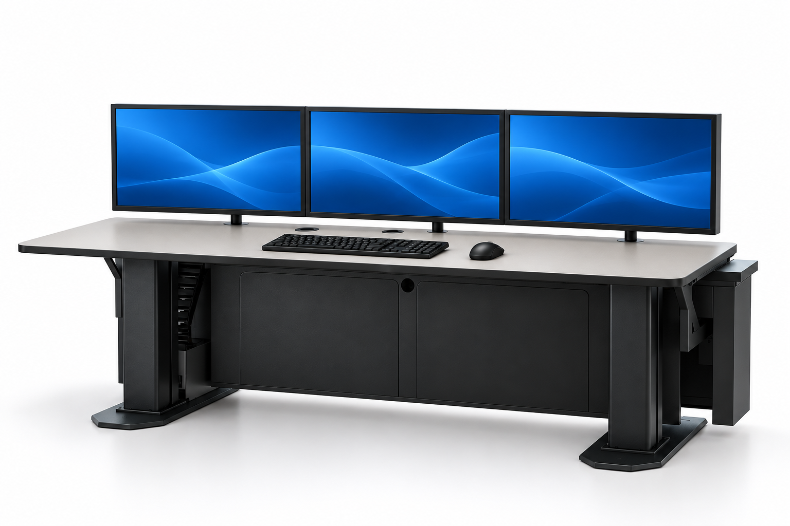 ErgoDesk Operator med rett bord og magebue