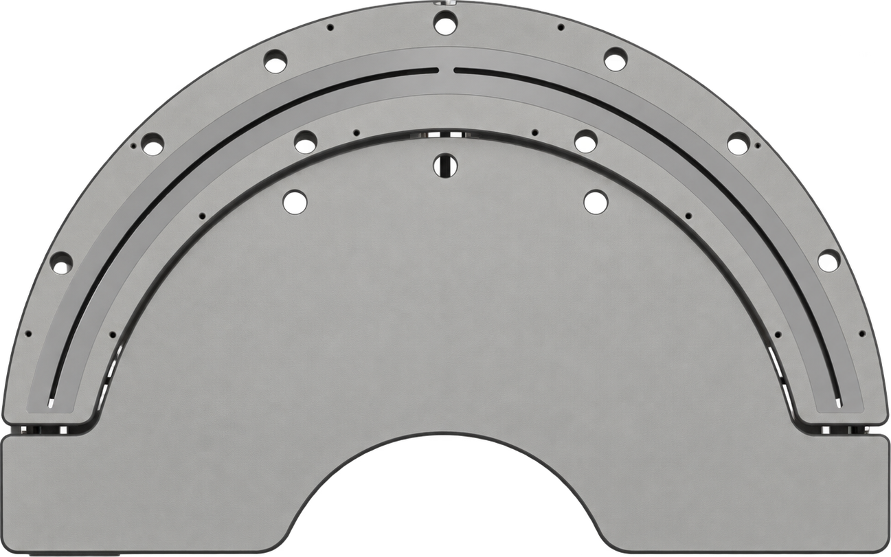 ErgoDesk Cockpit 2580 – kort monitorhylle