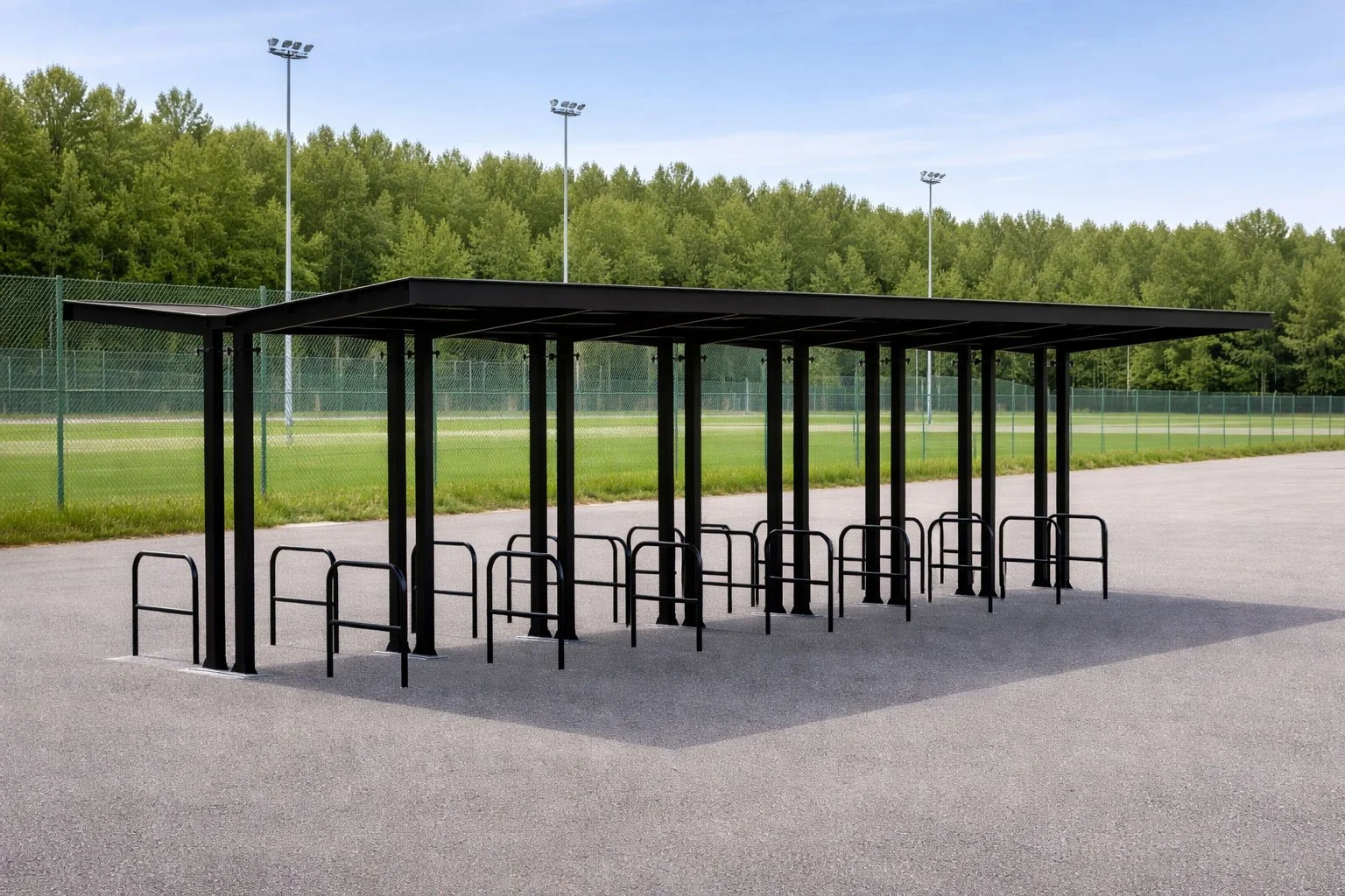 SR Svev med åpen front ved idrettsplass