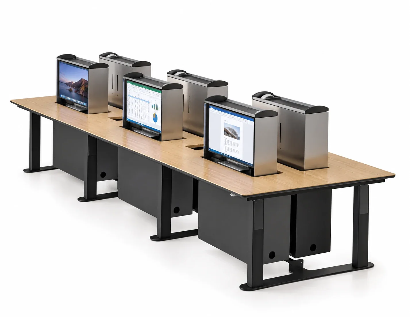 ErgoDesk Collaboration 3+3 plasser