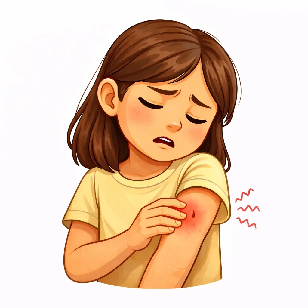 Infected insect bite
