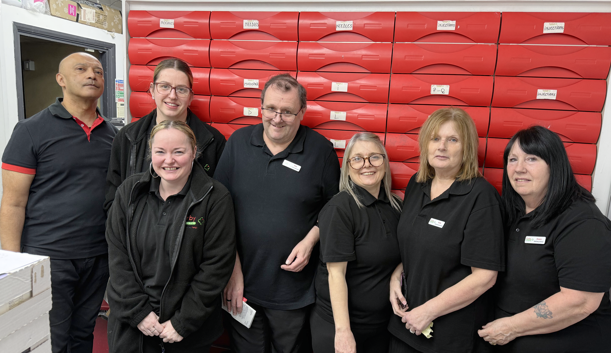 The Corby Pharmacy team