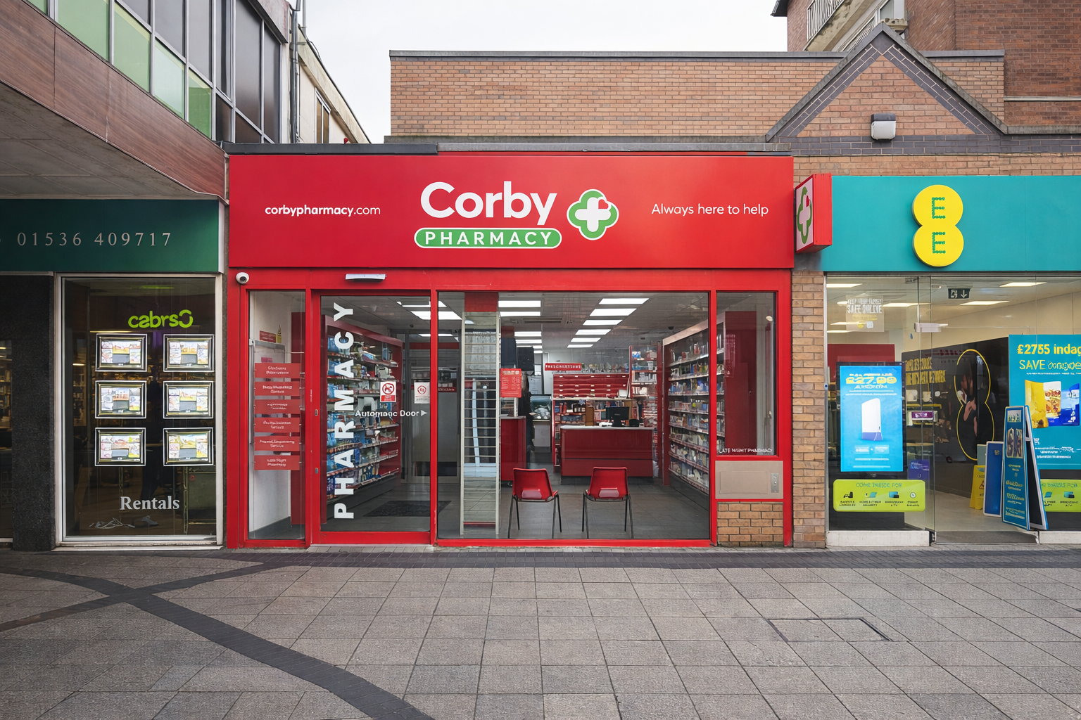 Corby Pharmacy storefront