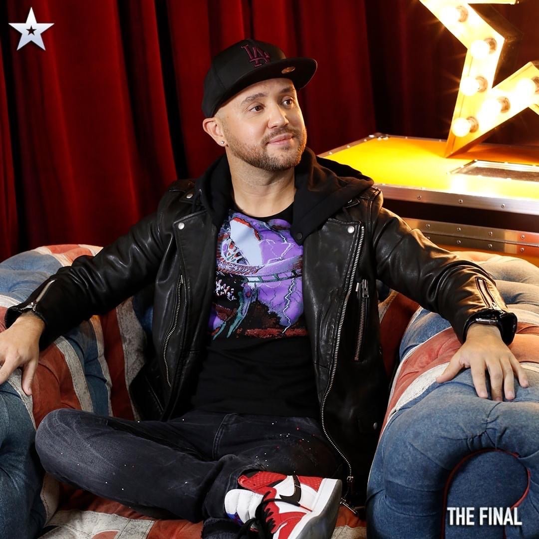 Damien O’Brien at the Britain’s Got Talent final
