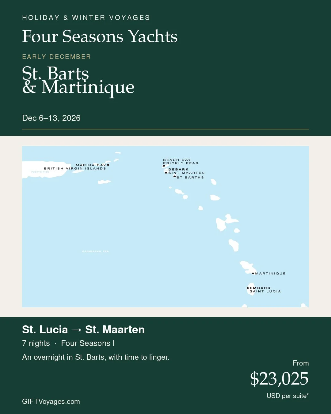 Four Seasons St Barts Martinique