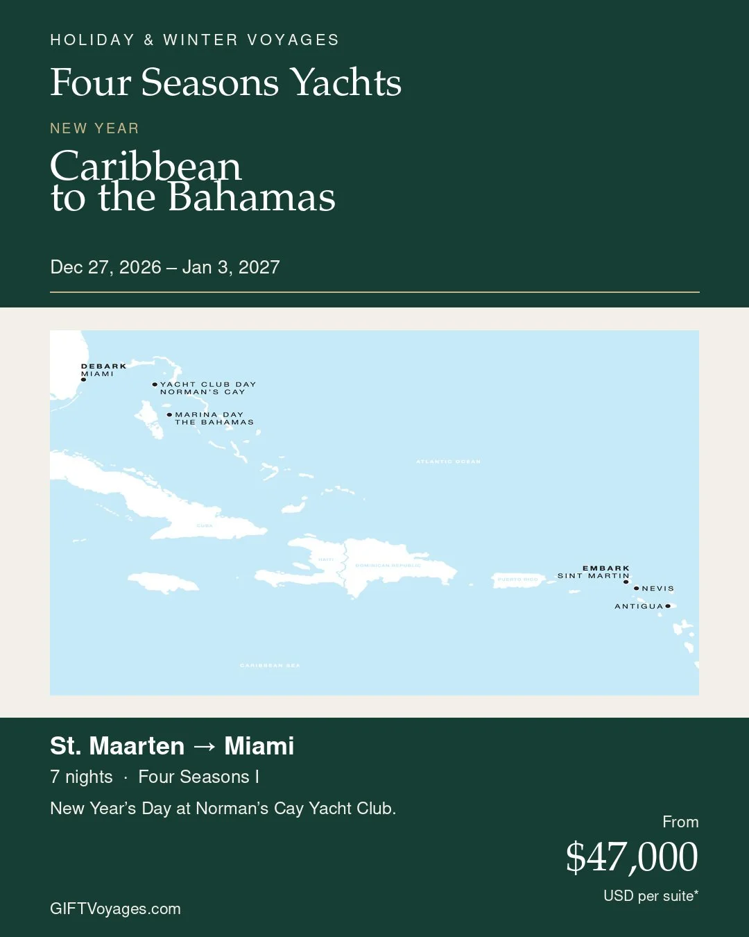 Four Seasons New Year Bahamas