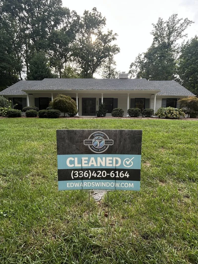 Home cleaned by Edwards Window Washing in Greensboro, NC