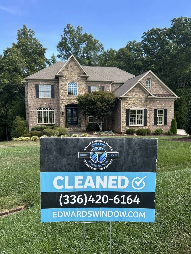 Home cleaned by Edwards Window Washing in Winston-Salem, NC