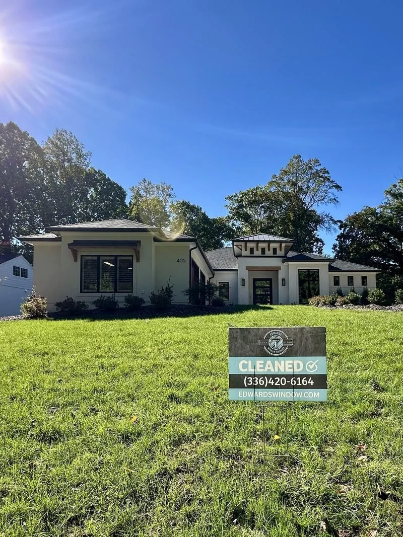 Home cleaned by Edwards Window Washing in Greensboro, NC