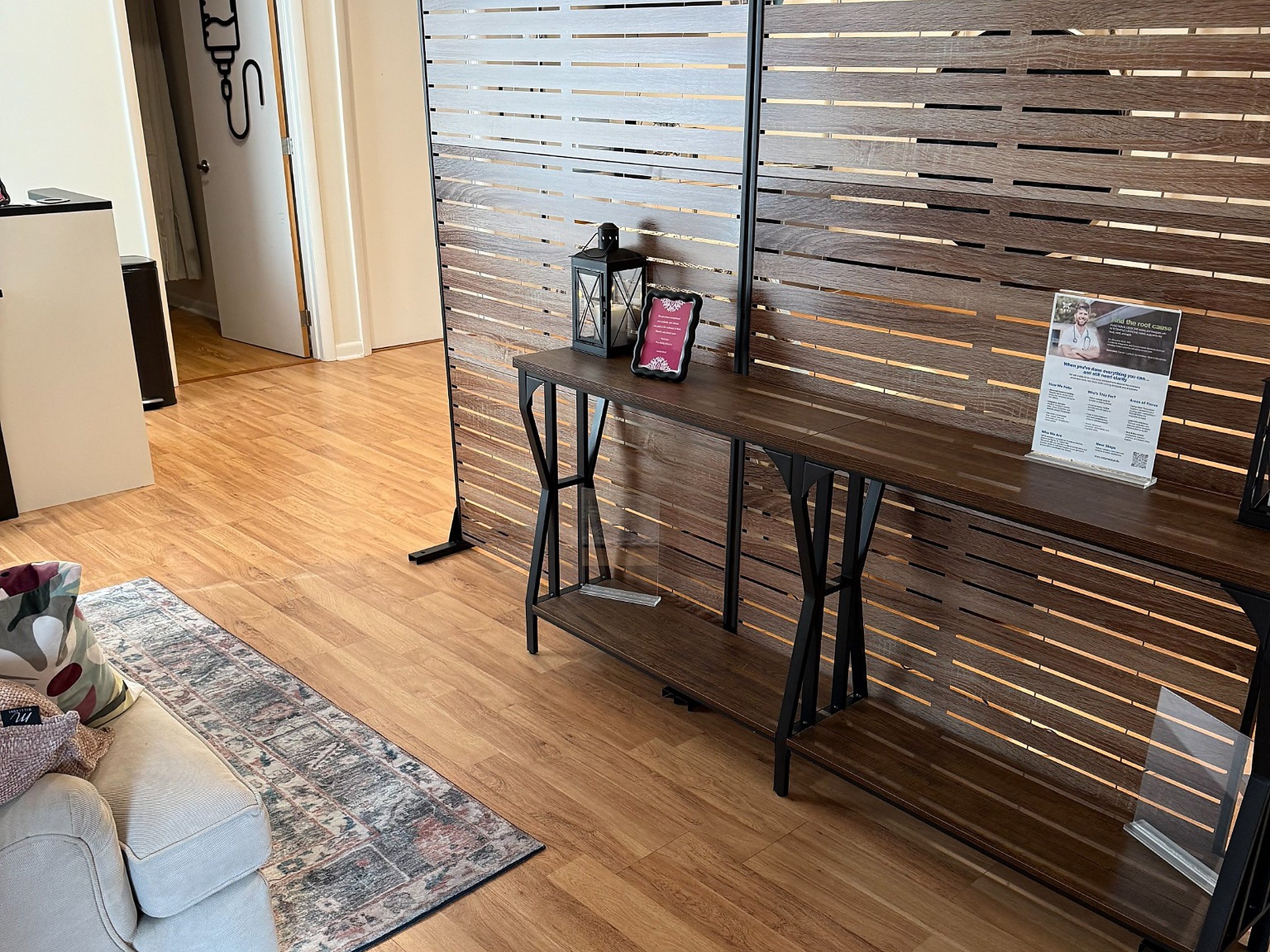 Pure Vitality reception and welcoming environment