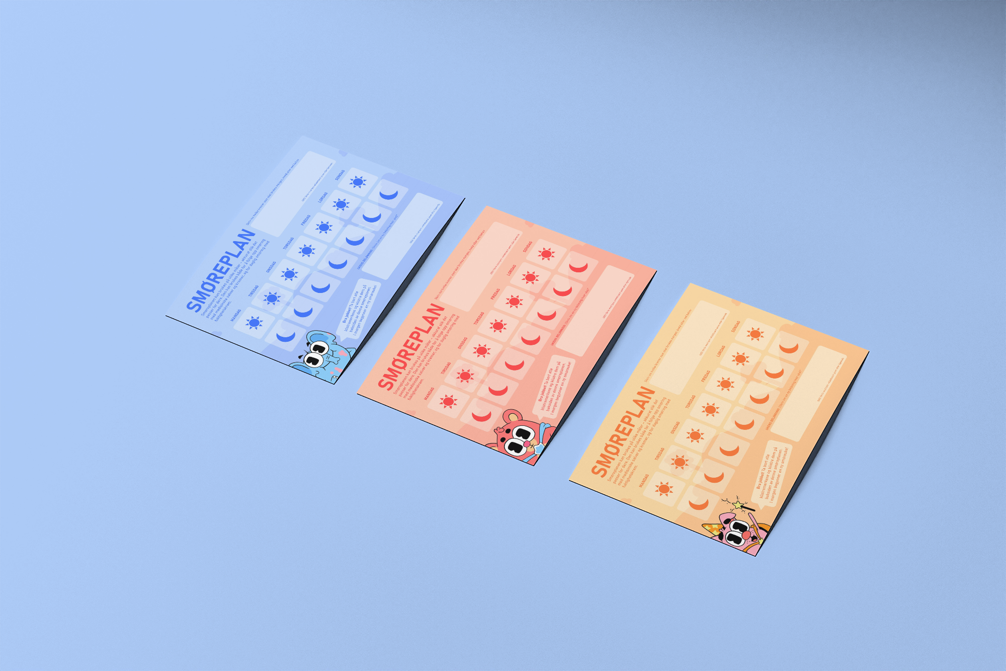 Smøreplan Mockup