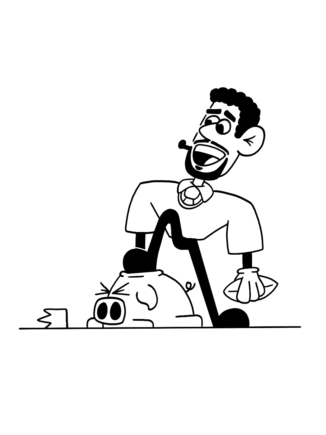 Super Bowl Illustration