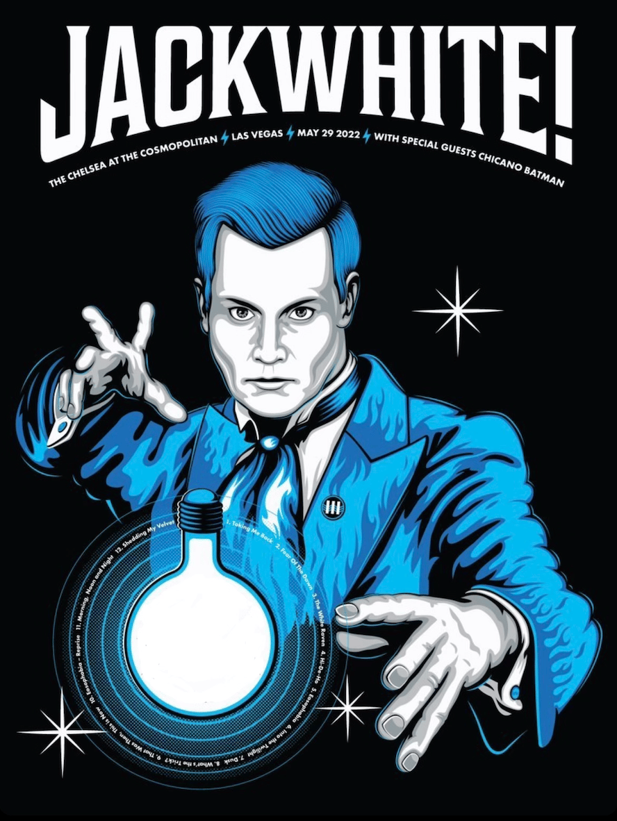 A poster with a magic trick, original Matthew Jacobson poster
