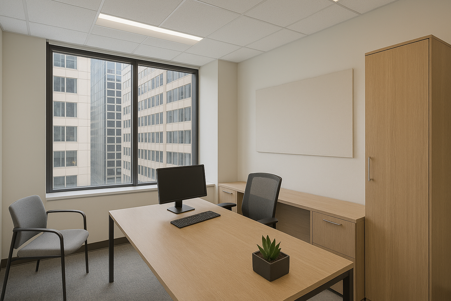 Office suite renovation project