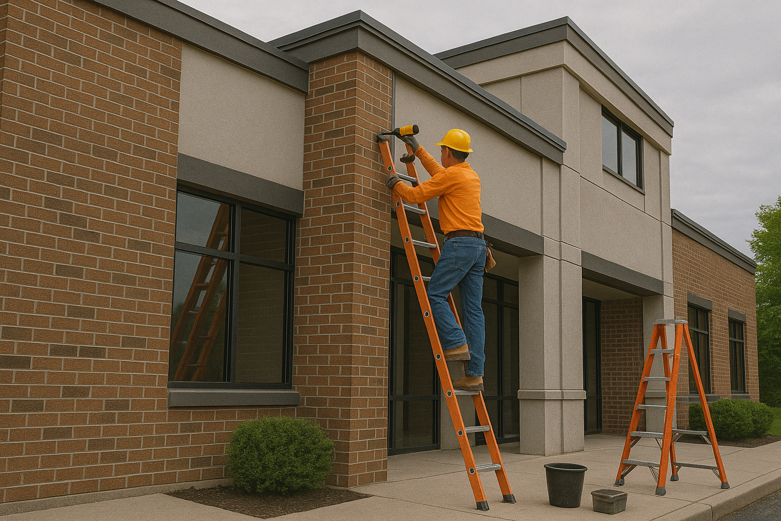 Exterior maintenance and repair project