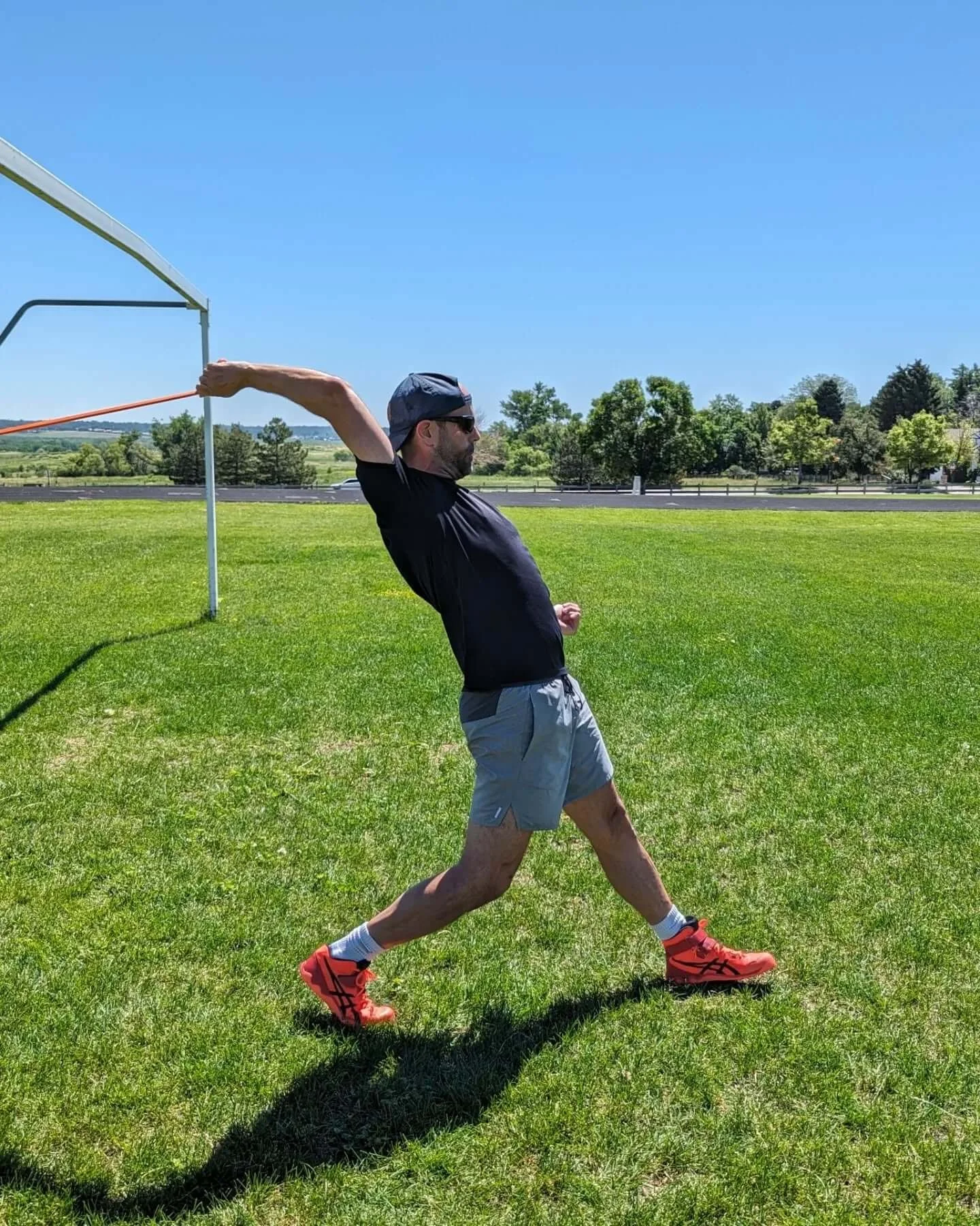 RYFT athlete completing technical track and field training