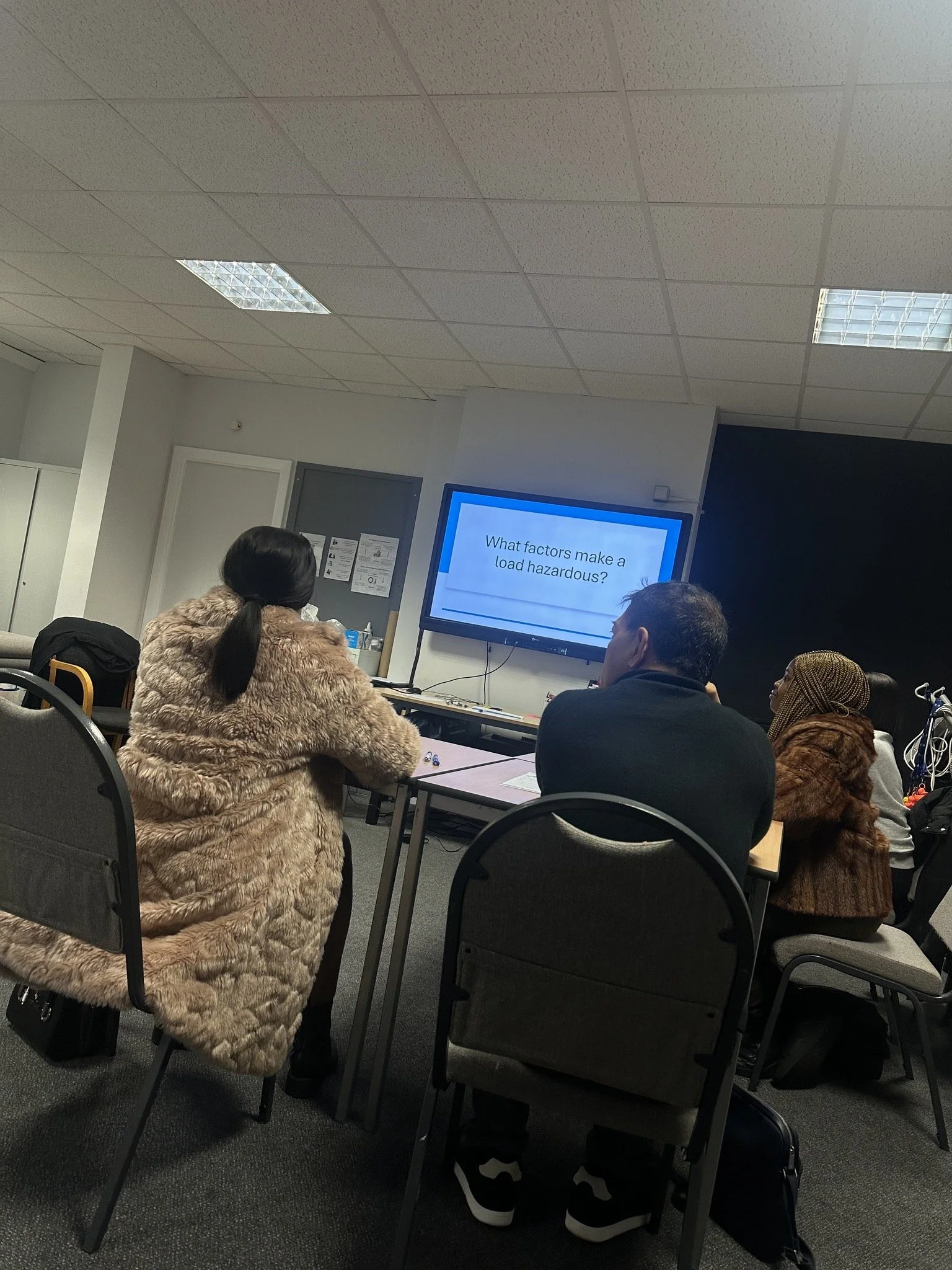 First aid training session