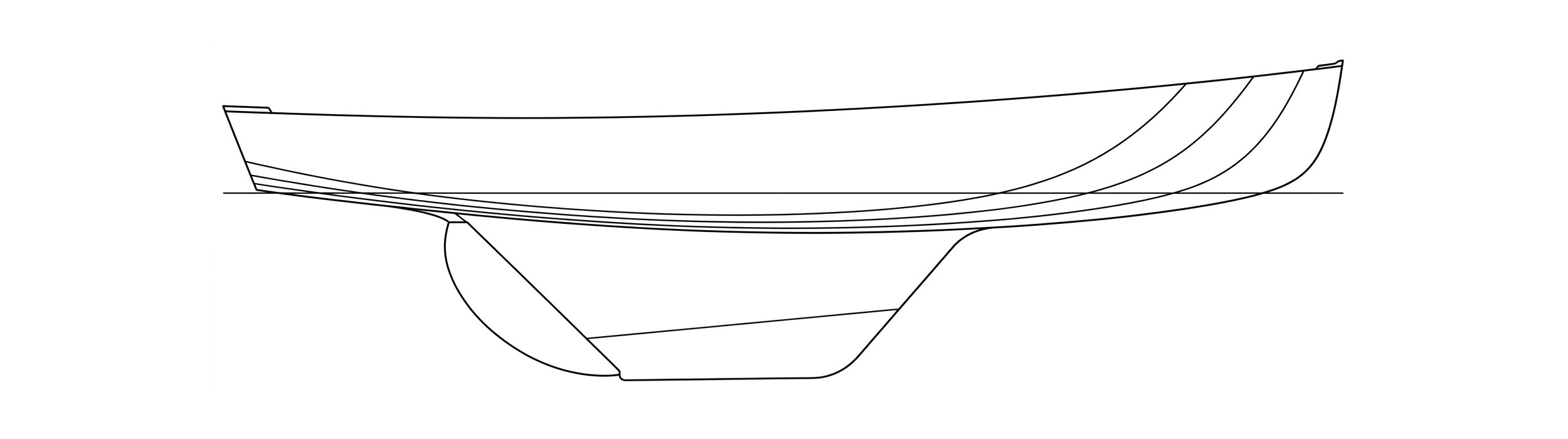 Boothbay Harbor One Design line drawing