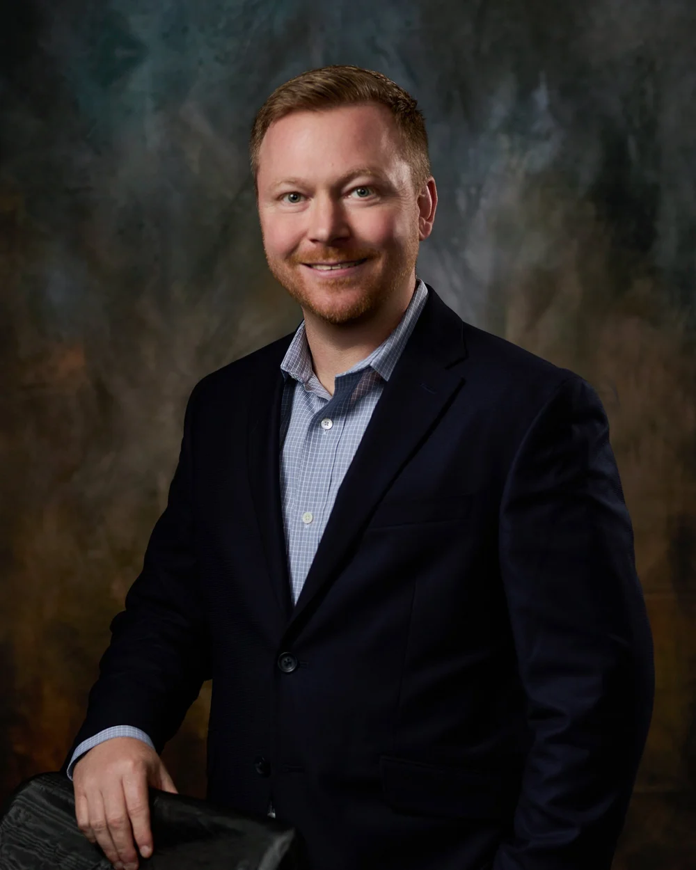 A business media portrait