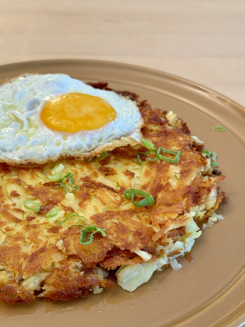 Rösti with fried egg