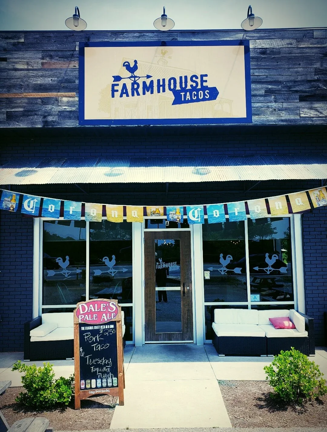 Handcrafted, locally sourced tacos with Southern flair at Farmhouse Tacos, a popular Travelers Rest staple near the Riverdaze escape.