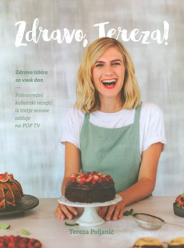 Cover of Zdravo, Tereza!, the third-season recipe book.