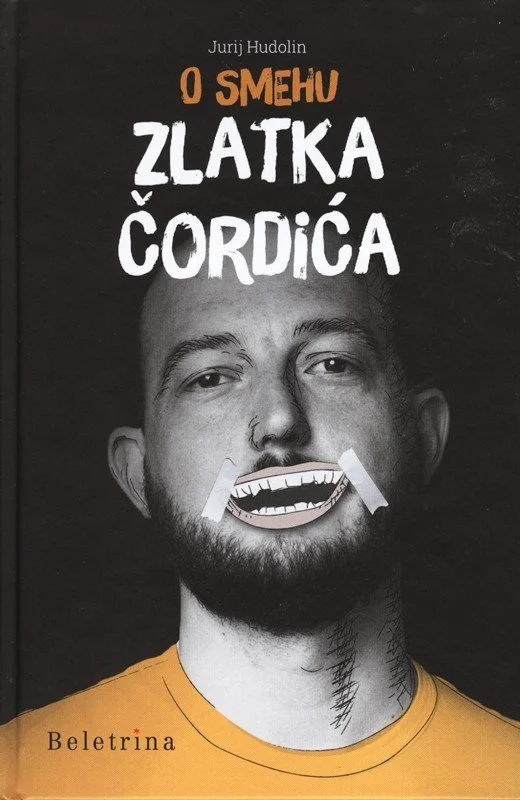 Cover of Jurij Hudolin’s O smehu Zlatka Čordića, with Zlatko’s portrait.