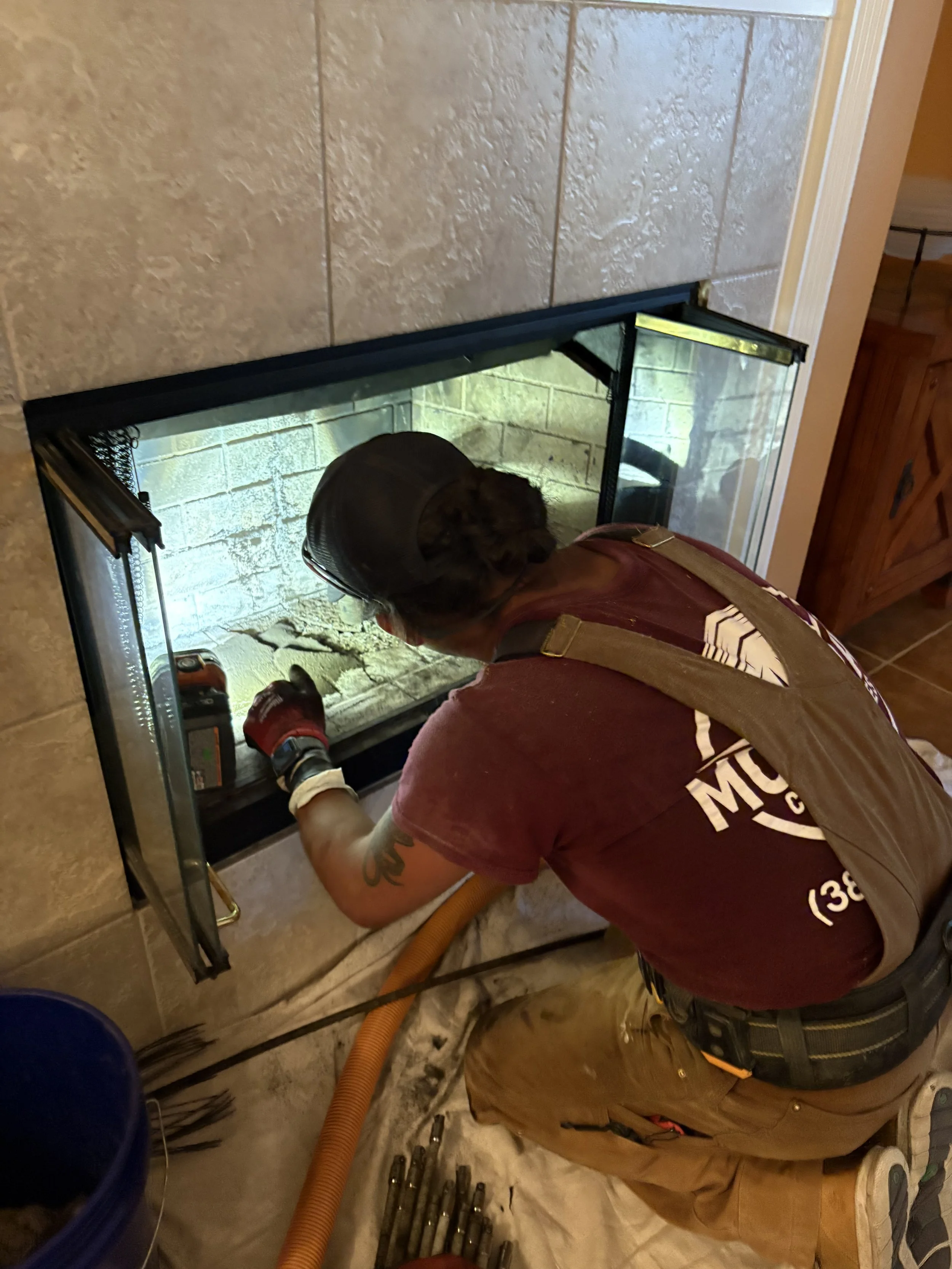 chimney sweep cleaning conversion install Central Florida McFarran