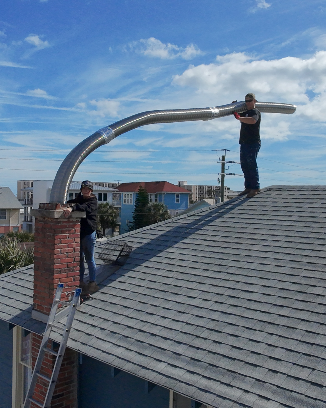chimney liner installation Volusia Flagler Orange County Florida McFarran