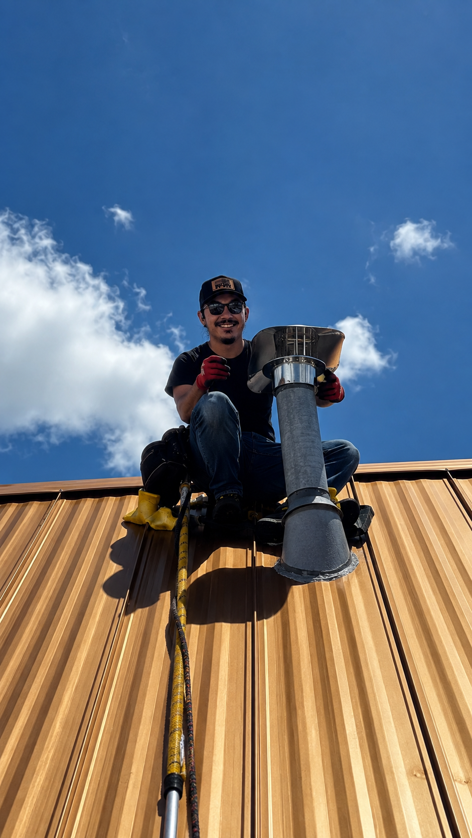 Cap Install McFarran Chimney Services Florida