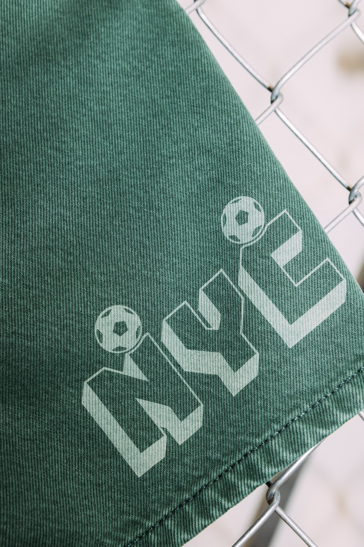 Live laser engraving at the Levi's World Cup customization workshop in NYC