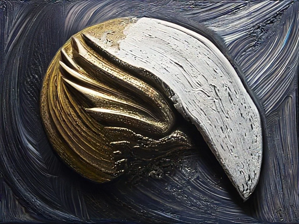 Organic shell relief — D0711