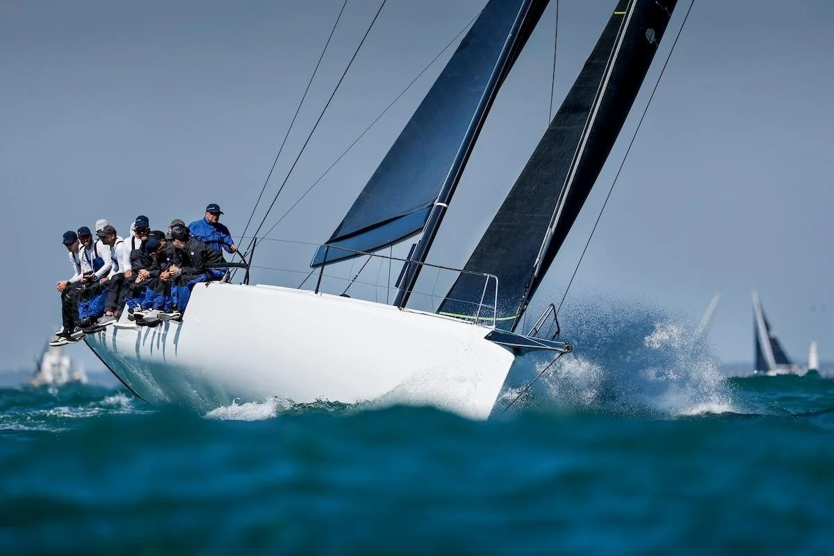 Ino Veritas racing at the Cowes Dinard St Malo