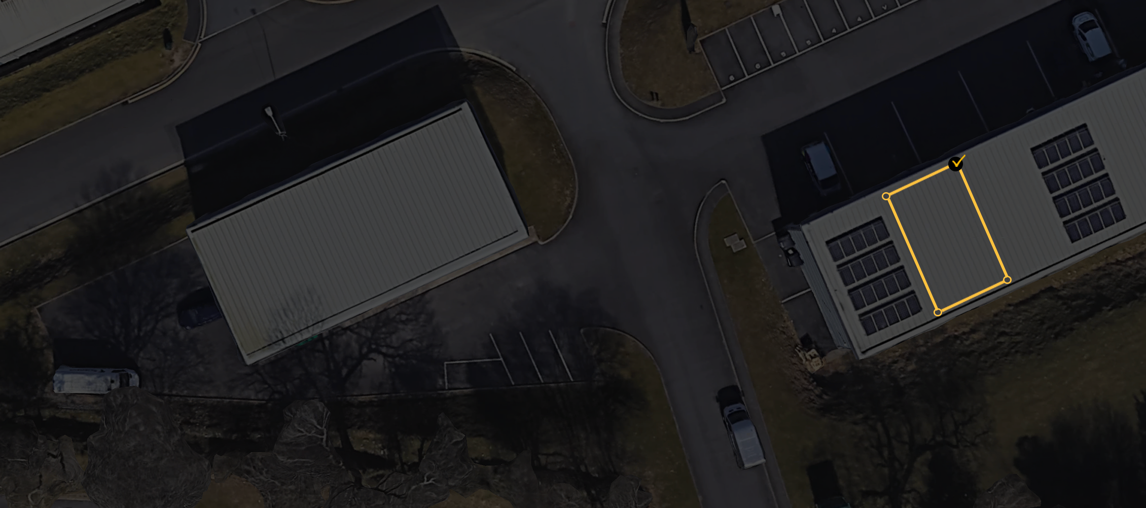 Commercial solar installation