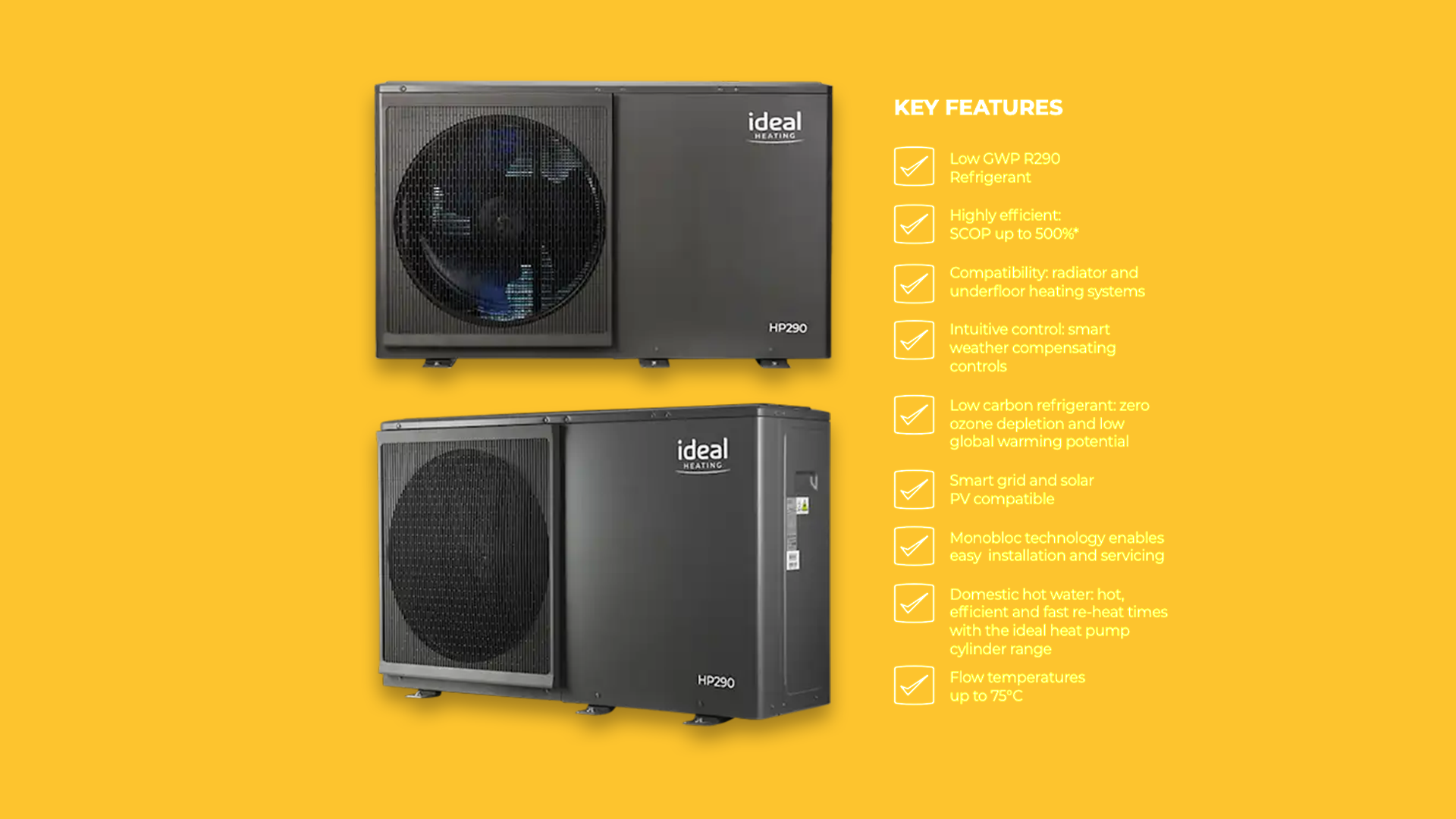 Ideal Heating HP290 pump overview