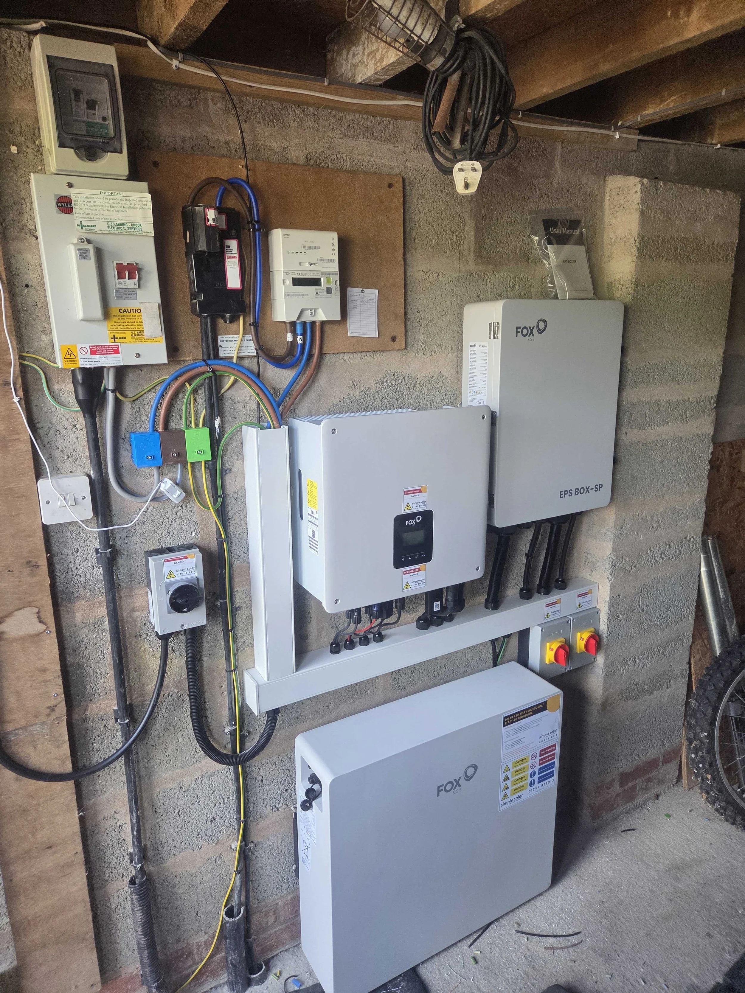 Paul Jeffery solar installation by Simple Solar