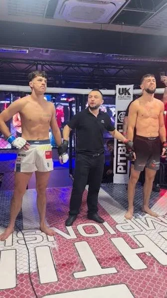 MMA fighter Harrison Coventry training or competing