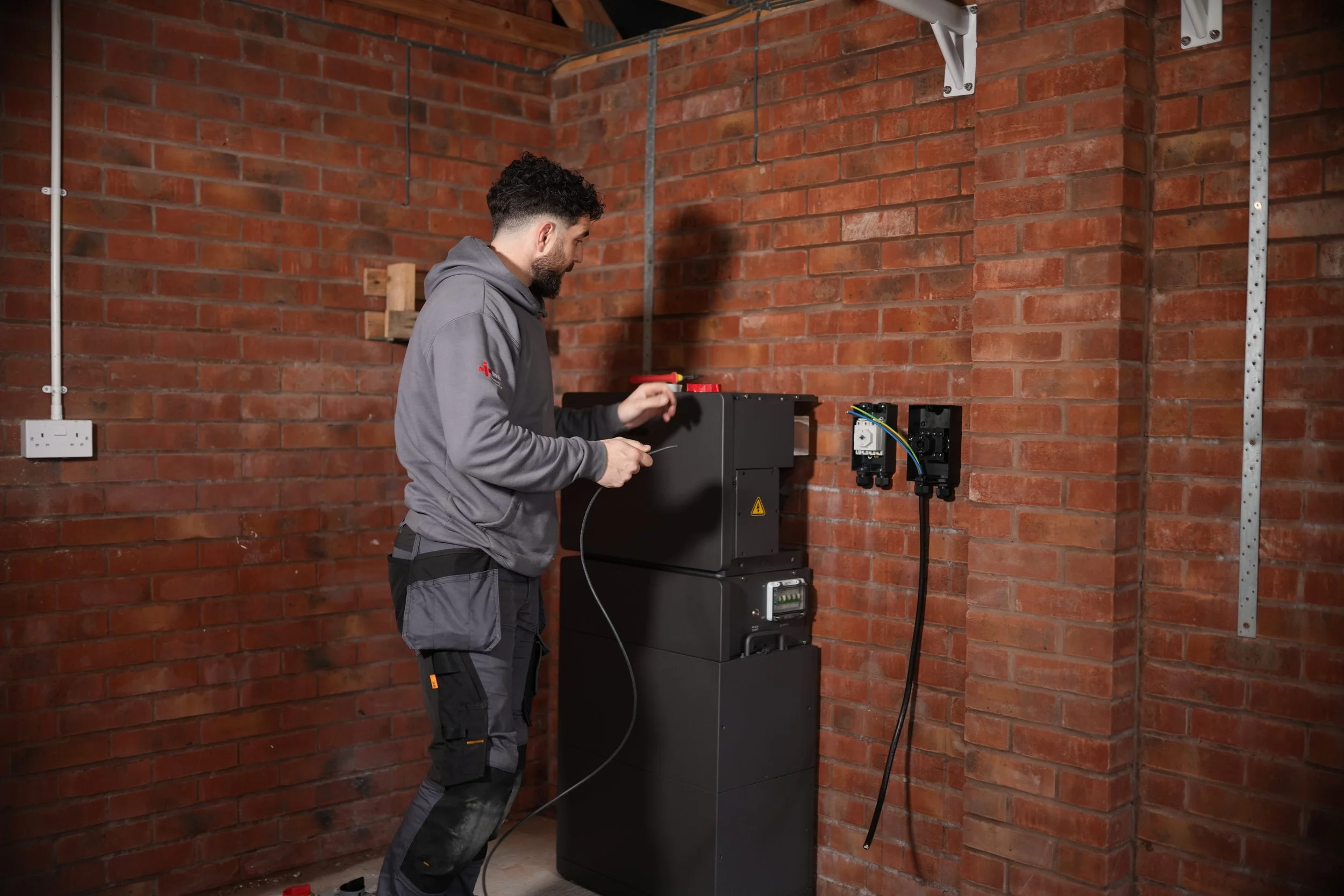Home battery and backup equipment installed by Simple Solar