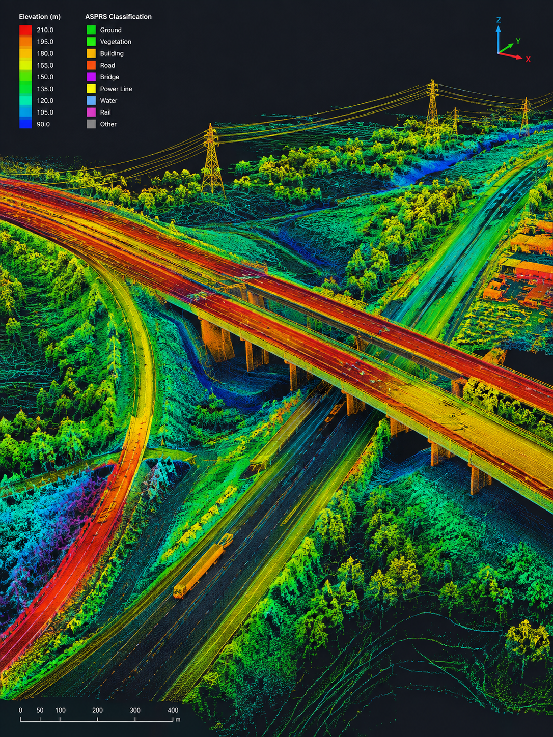 LiDAR Point Cloud Classification