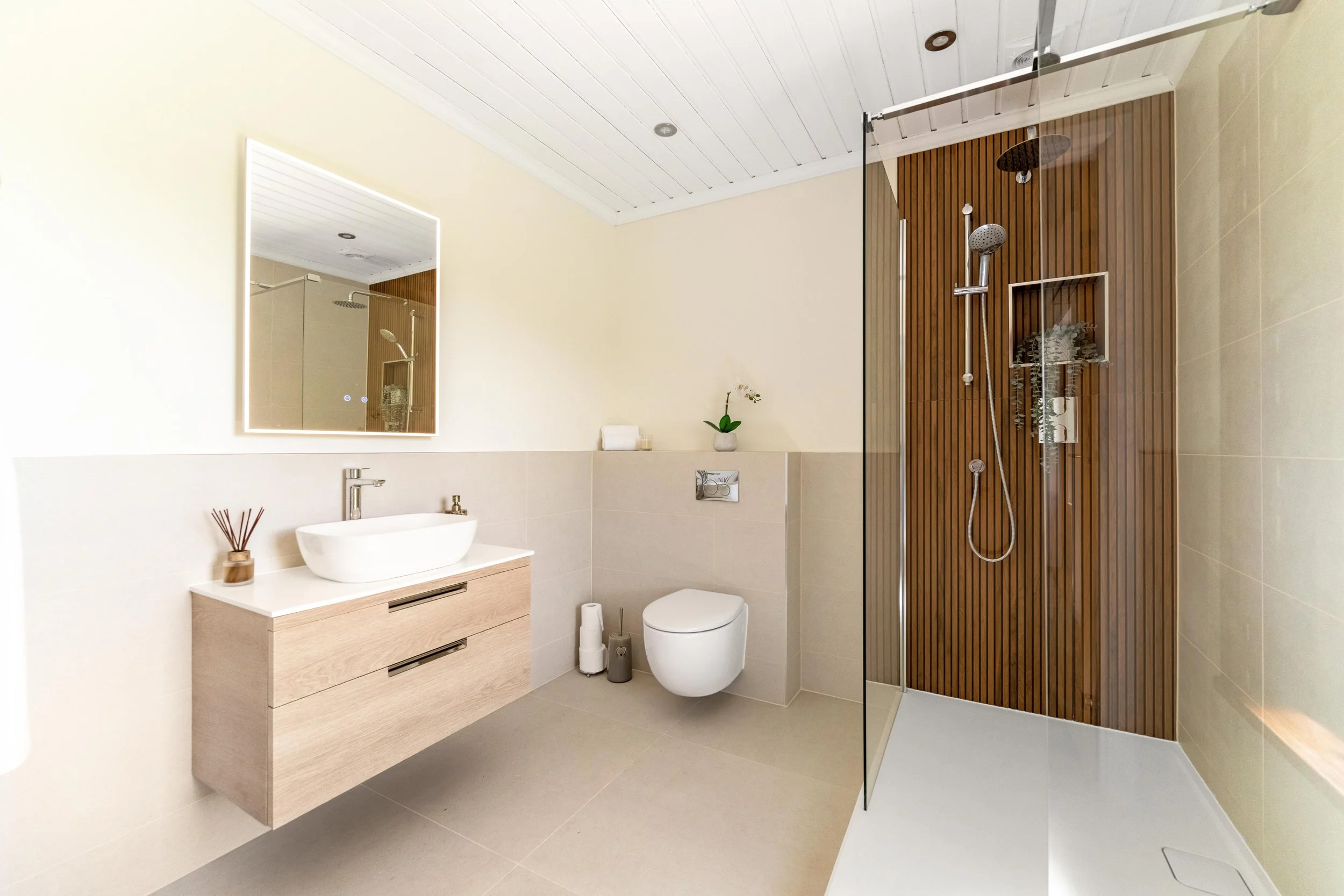 En-suite after refurbishment - The Chic Relic UK