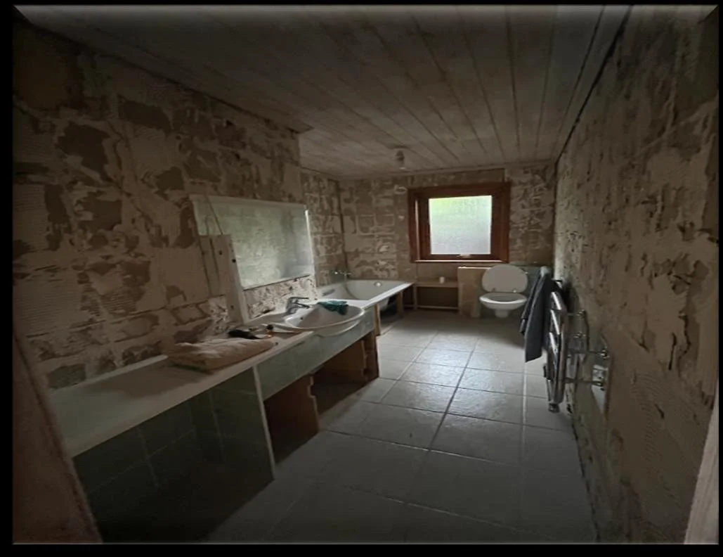 Bathroom before renovation - property refurbishment UK